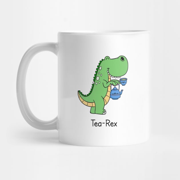 Tea Rex by Printadorable